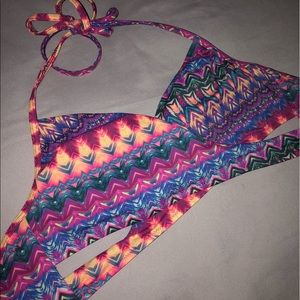Victoria’s Secret PINK tribal print Swim top
